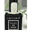 Top Coat 15 Point Blanc 10g Akyado