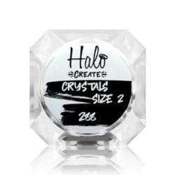 Halo Create - Size 2 Crystals Clear AB 288s
