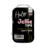 Halo Jellie Tips Short SQUARE clear x 120 Size 0-11