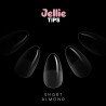 Halo Jellie Tips Short ALMOND clear x 120 Size 0-11