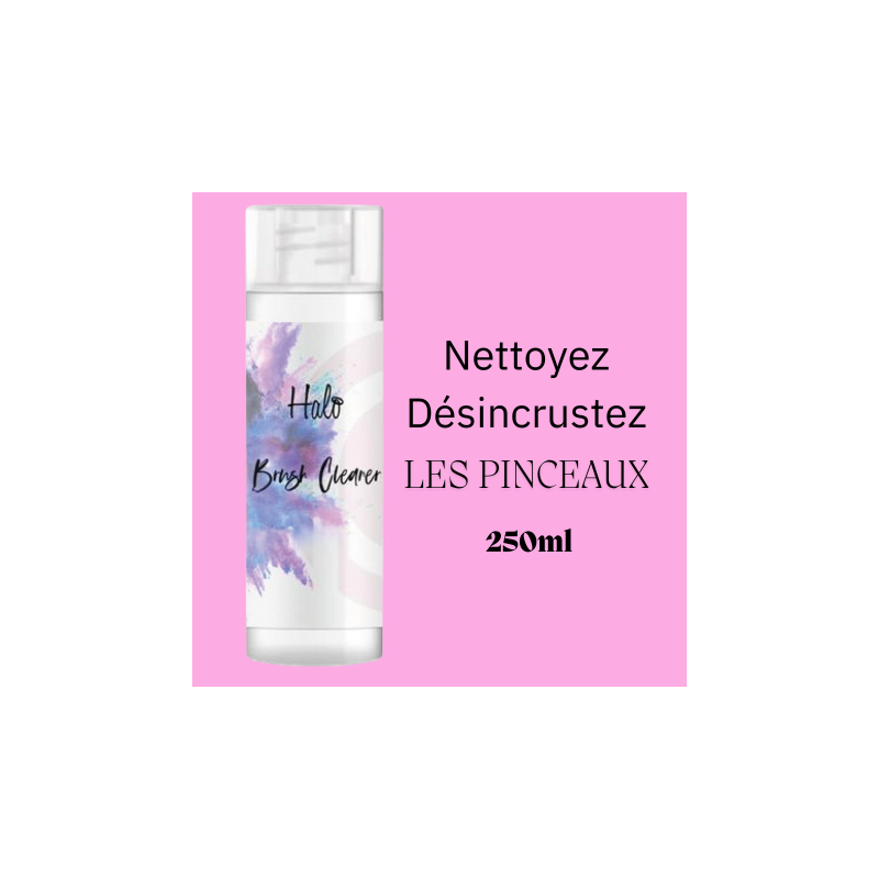 HALO Brush Cleaner 250ml Nettoyez vos pinceaux