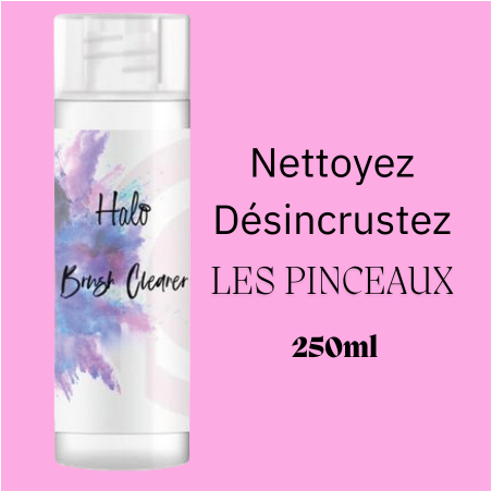 HALO Brush Cleaner 250ml Nettoyez vos pinceaux