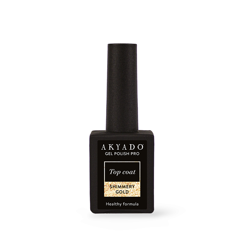 Top coat Shimmery Gold 10g Akyado