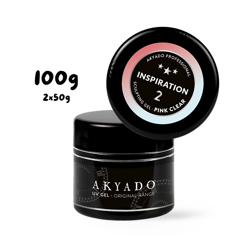 Inspiration Clear Pink 100g 2x50g  Akyado