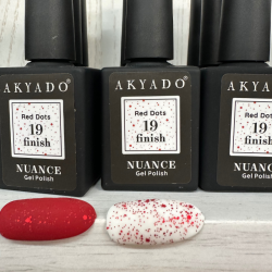 Top Coat 19 Point Rouge 10g Akyado