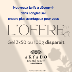 Nouveaux tarifs Gels plus...