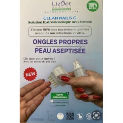 Présentoir Clean Nails G 30ml Lizbet - Blanchissant ongle