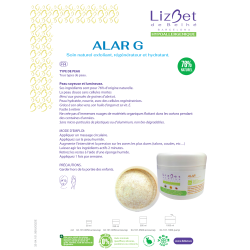 Lizbet Gommage Alar 50g Noyau d'abricot et Aloe Vera