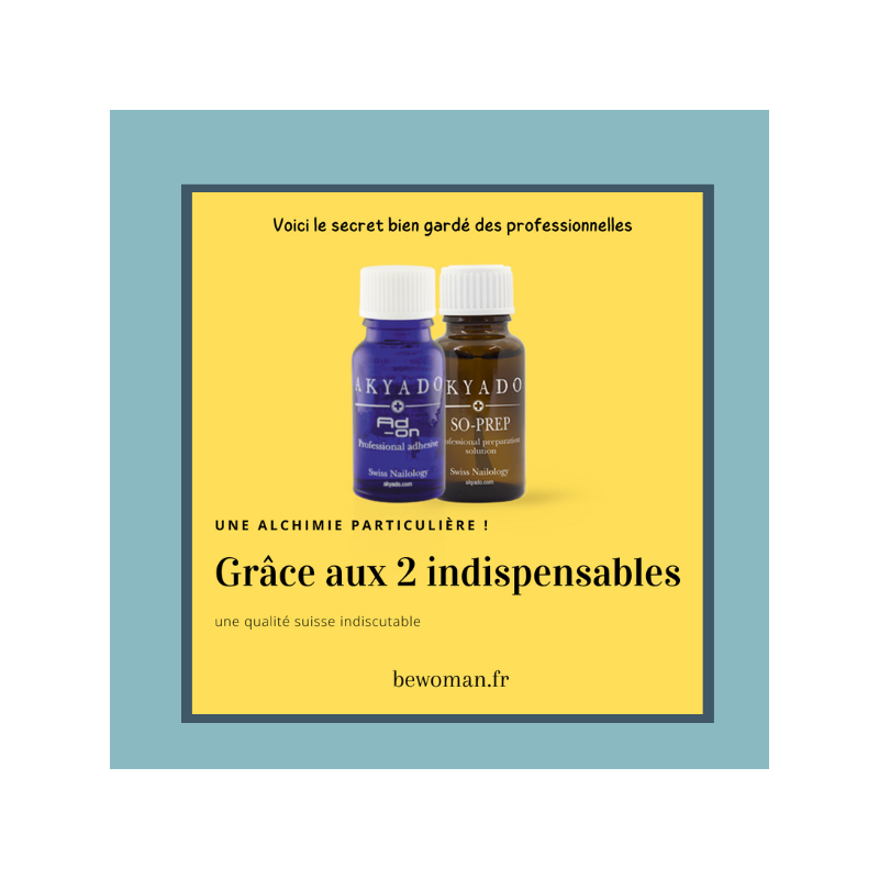 Secret de tenue Nail Prep + Adhérent Akyado