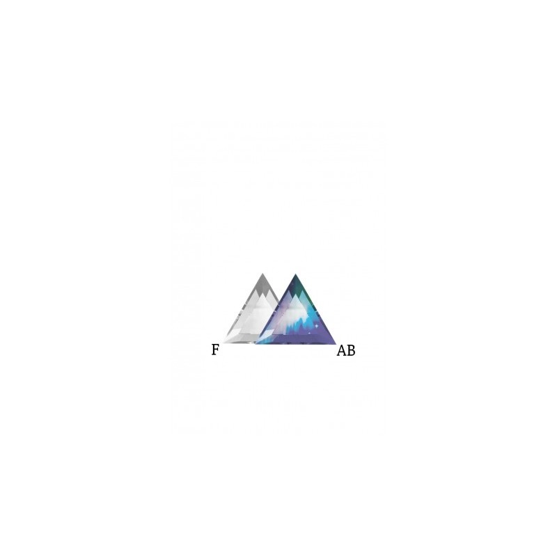 SWAROVSKI 10 Triangle AB (Crystal Bleu) (3x3mm)