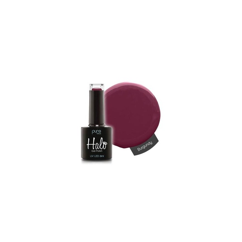HALO VSP 8ml BURGUNDY couvrance 5/5 by PURE NAILS UK