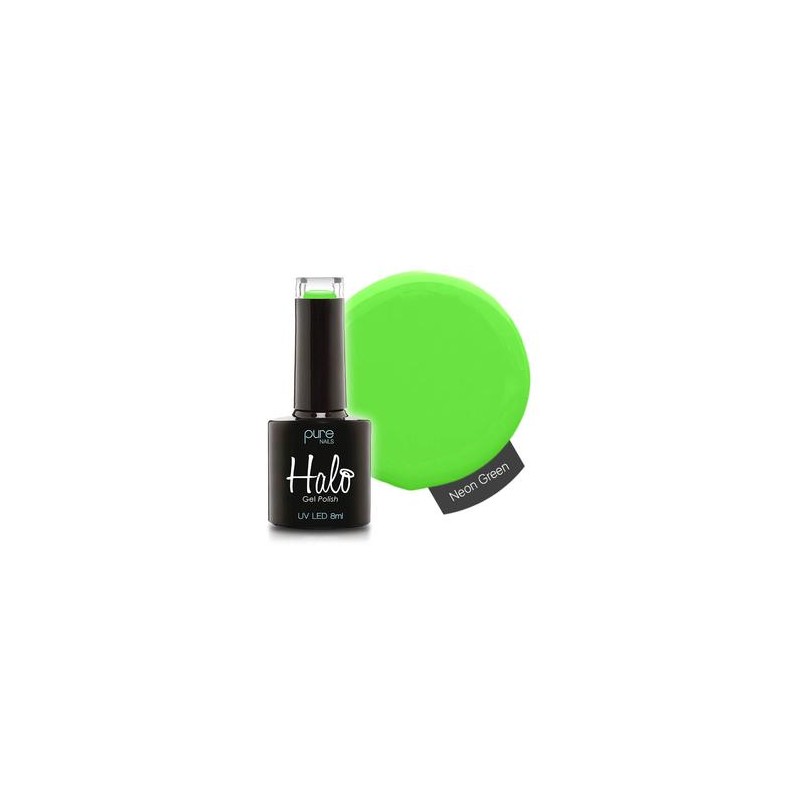 HALO VSP 8ml NEON GREEN couvrance 5/5 by PURE NAILS UK