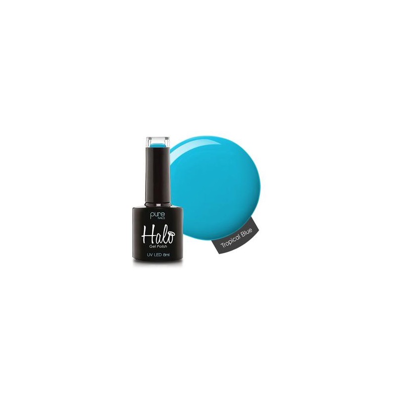 HALO VSP 8ml TROPICAL BLUE couvrance 5/5 by PURE NAILS UK