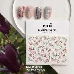 Sticker NC5D_27 Magnolias Nailcrust 5D E.Mi