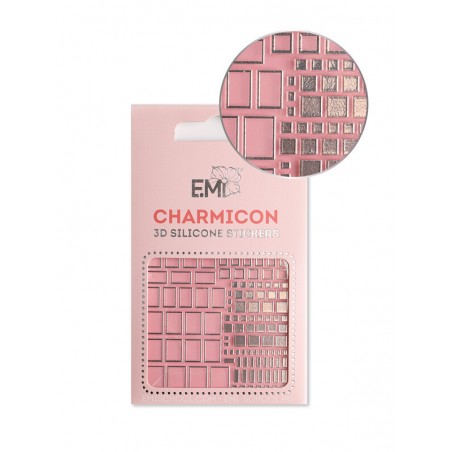 Sticker Charmicon 3D 159 square Silver