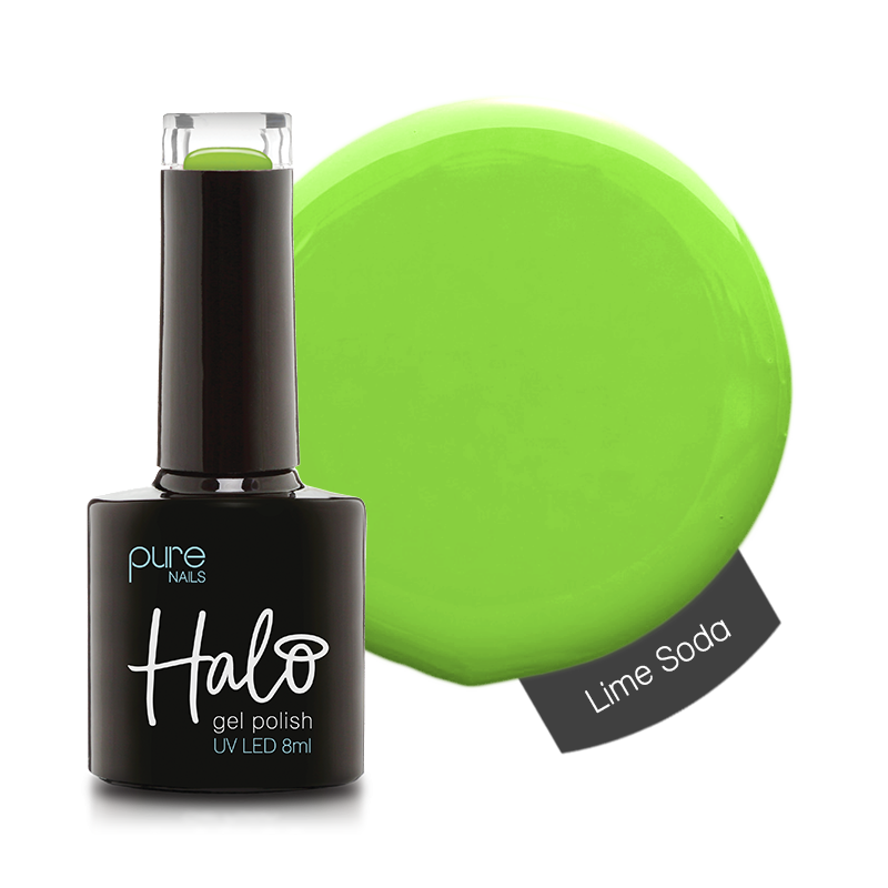 HALO VSP 8ml LIME SODA couvrance 5/5 by PURE NAILS UK