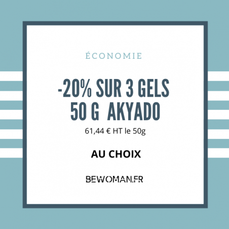 OFFRE 3 gels 50g au choix