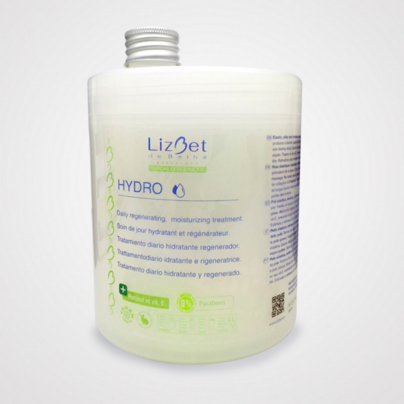 LIZBET HYDRO 500ml Soin de jour hydratant et régénérant Lizbet Barcelone