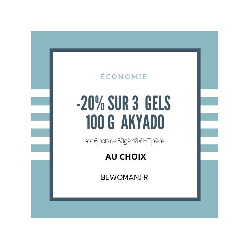 OFFRE 3 gels100g au choix