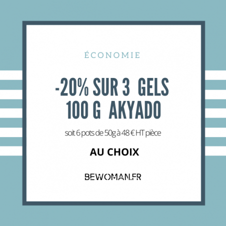 OFFRE 3 gels100g au choix