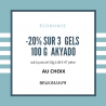 OFFRE 3 gels100g au choix